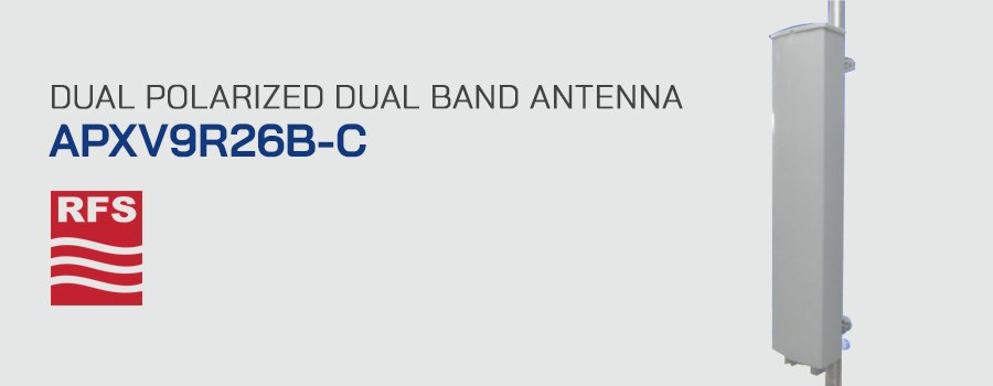 Dual Polarized Dual Band Antenna APXV9R26B-C